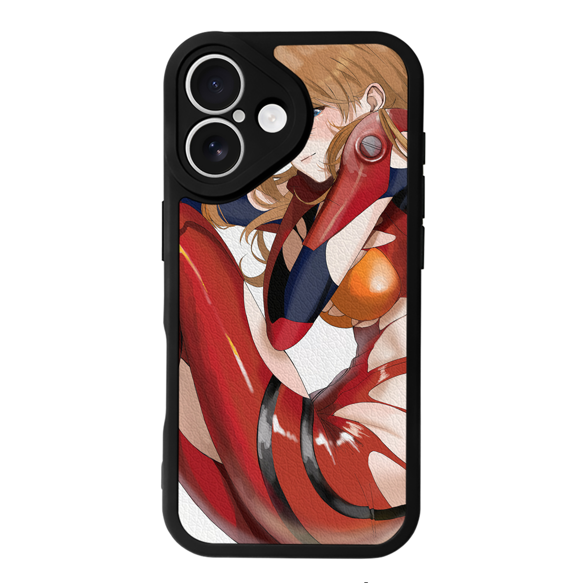 （画像用） EVA 新世紀エヴァンゲリオン 【iPhone 16シリーズ対応】シリコンスマホケース（レザー調） 材質：シリコン